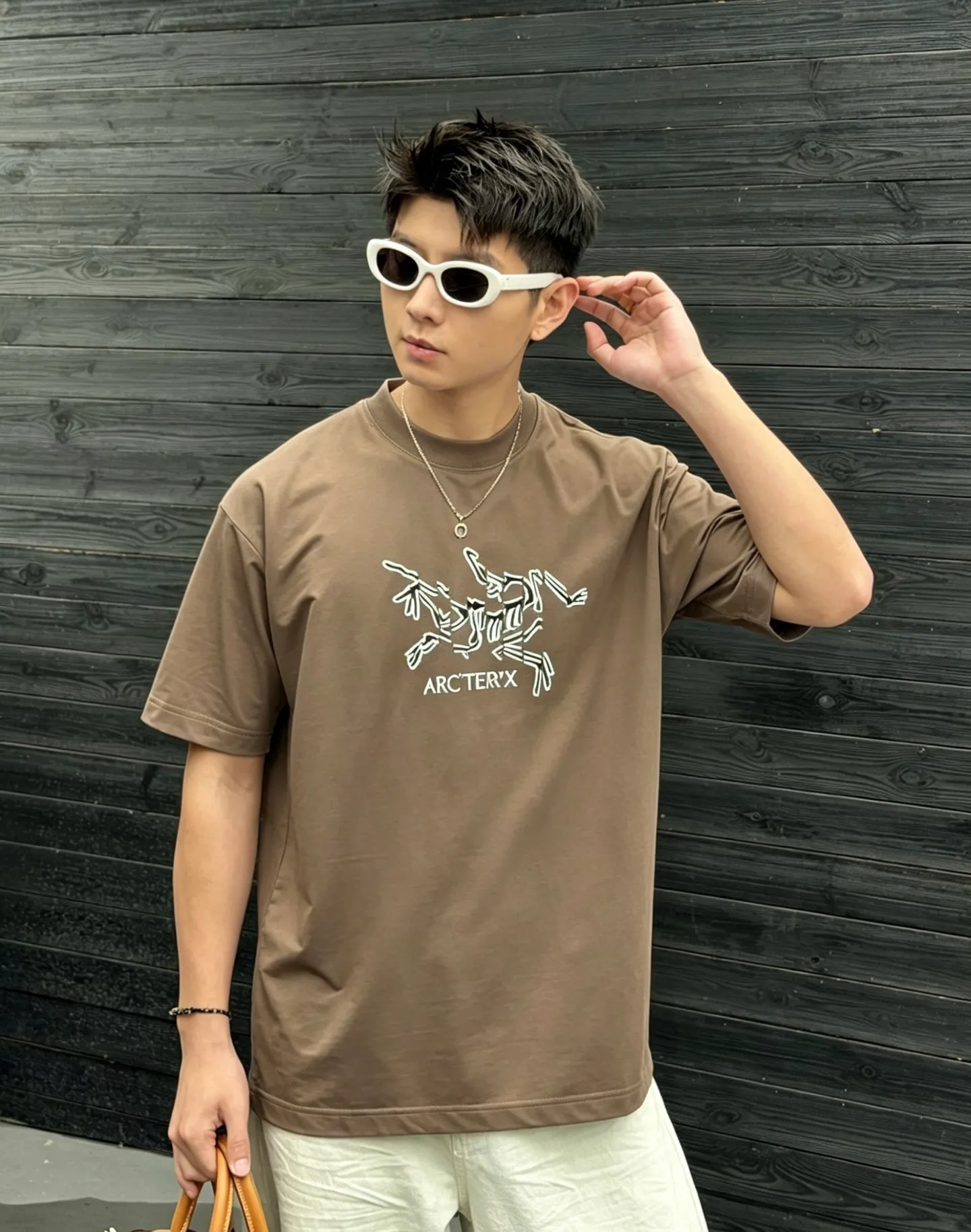 Arc～ 《 》 ， T ， ， Same Style， : Black White Coffee Brown Size：S（90-130 ） M（125-150 ） L（135-165 ） XL（160-190 ） XXL（185 ）